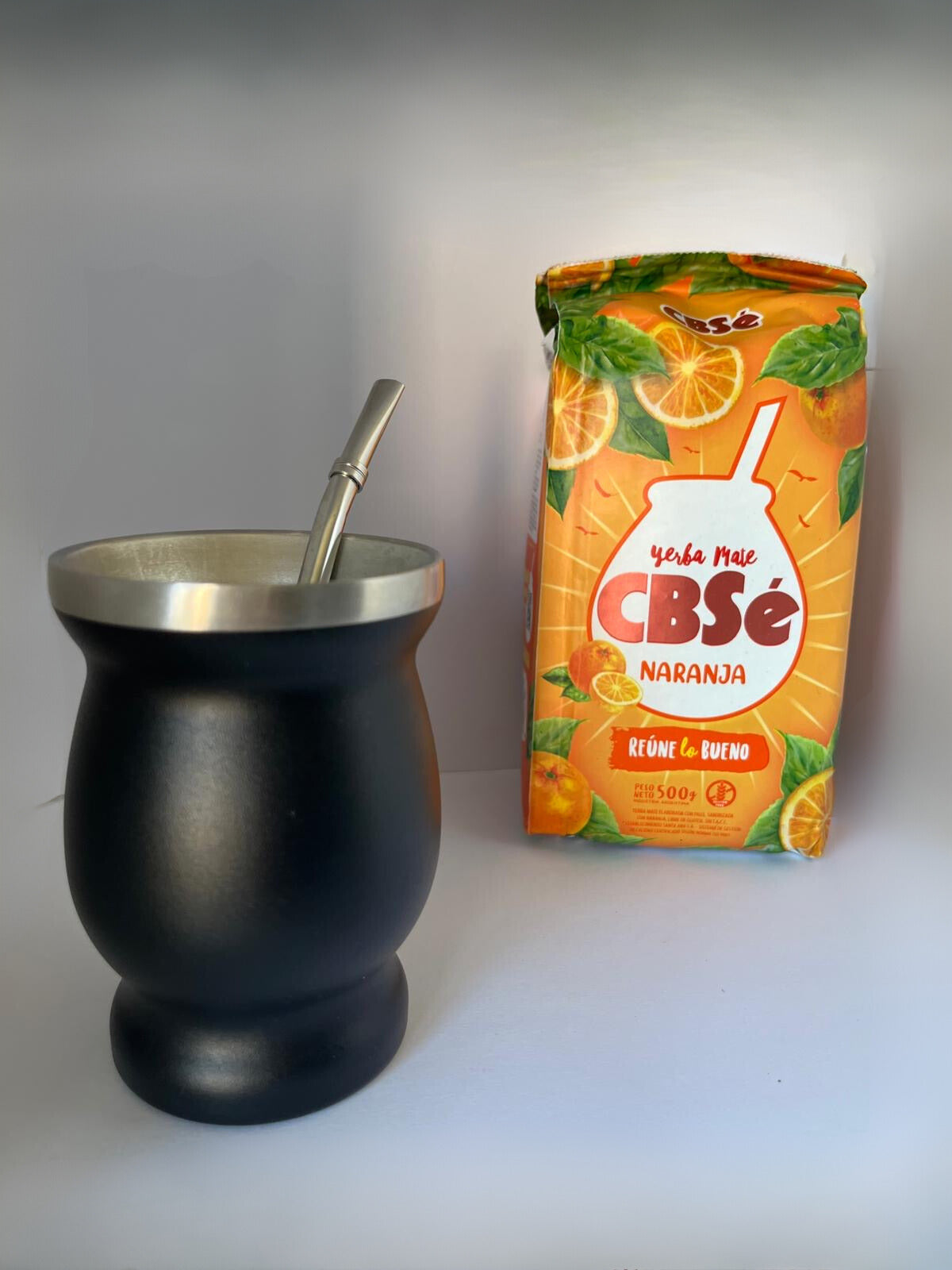 Pack Découverte avec Tasse à Maté + Paille + Yerba Maté CBSé au choix