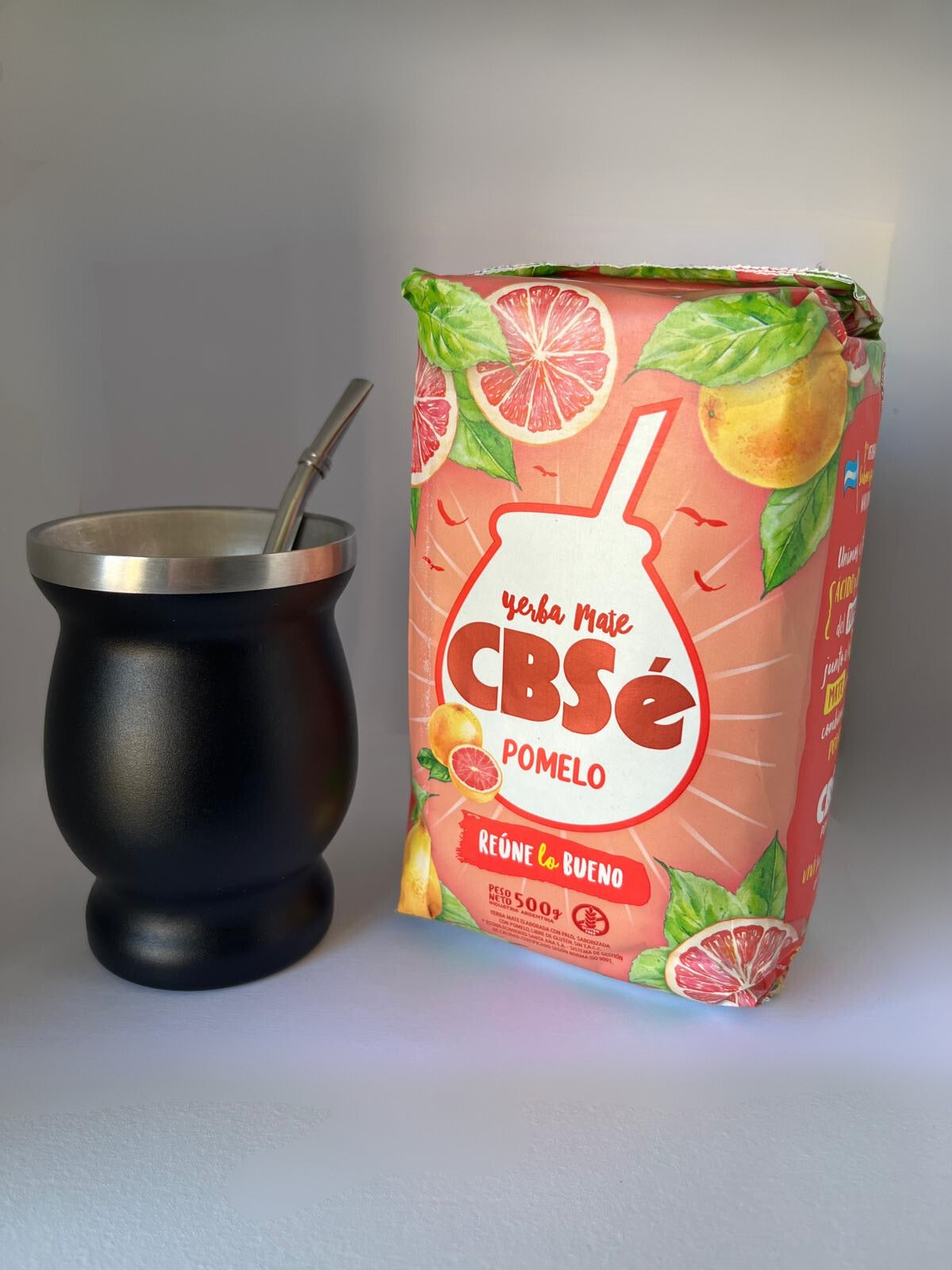 Pack Découverte avec Tasse à Maté + Paille + Yerba Maté CBSé au choix